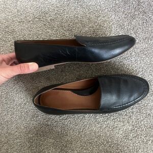 Black Leather Women’s Loafers